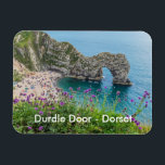 Durdle Door, Dorset fridge magnet<br><div class="desc">A beautiful photograph of the famous Durdle Door on the Jurassic Coast in Dorset in England printed on a souvenir fridge magnet.</div>