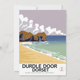 Durdle Door Dorset Invitation