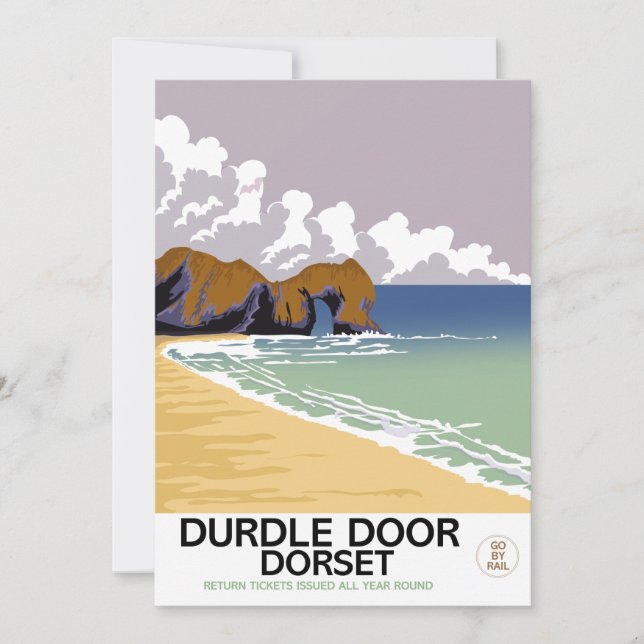 Durdle Door Dorset Invitation (Front)
