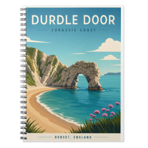Durdle Door Jurassic Coast Greetings Card Notebook