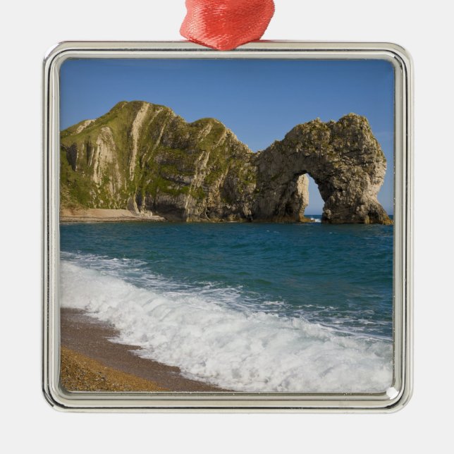 Durdle Door, Lulworth Cove, Jurassic Coast, Metal Tree Decoration (Front)