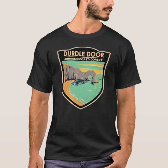 Durdle Door On Jurassic Coast In Dorset England T-Shirt (Front)