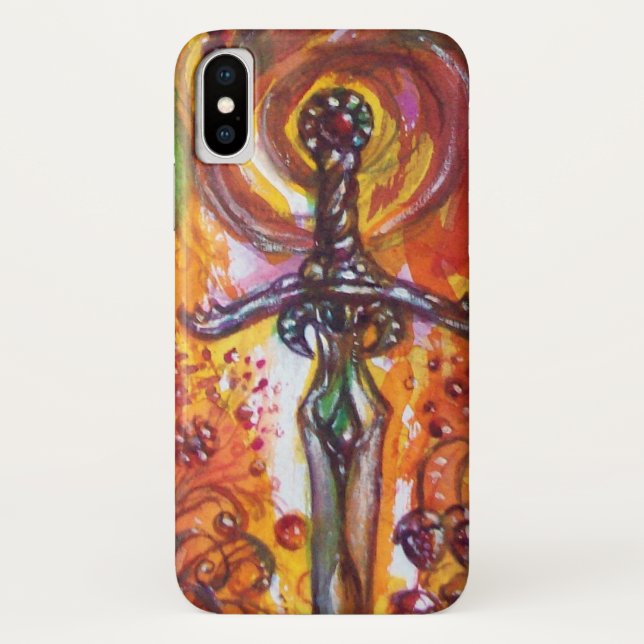 DURENDAL EPIC SWORD Red Yellow Fantasy Case-Mate iPhone Case (Back)