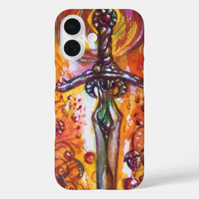 DURENDAL EPIC SWORD Red Yellow Fantasy Case-Mate iPhone Case (Back)