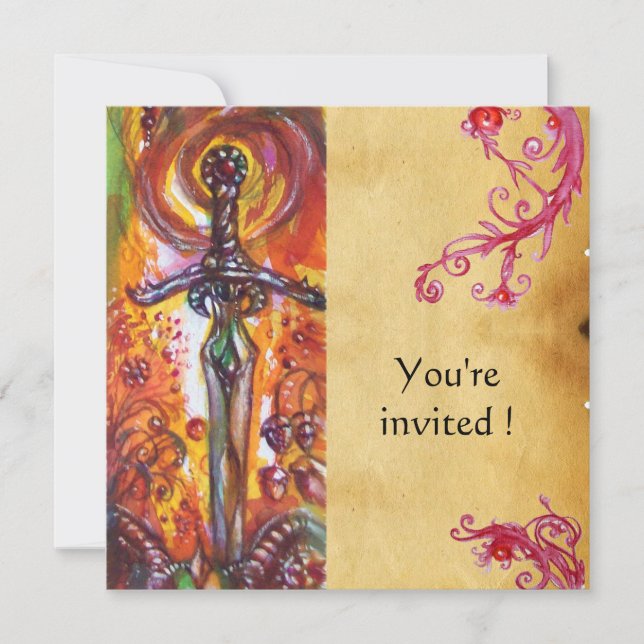 DURENDAL , ROMANTIC SWORD AND THE ANGEL INVITATION (Front)