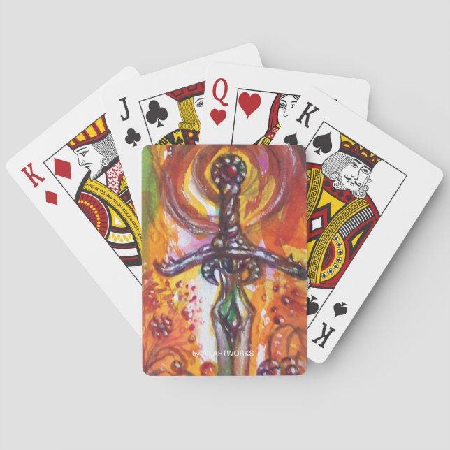 DURENDAL , ROMANTIC SWORD PLAYING CARDS (Back)