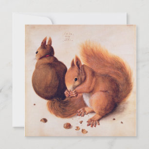 Durer - Squirrels 1512 Holiday Card