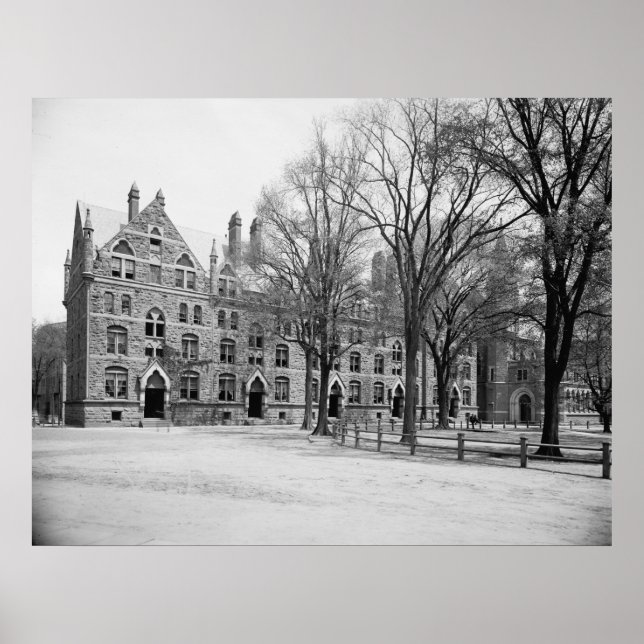 Durfee Hall and Chapel (Yale University) Poster (Front)