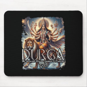 Durga Goddess War Hindu Mythology Devi Shakti Mouse Mat