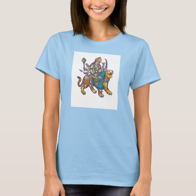 Durga Ladies Burnout Tee (Front)