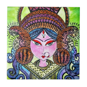 Durga Maa Tile