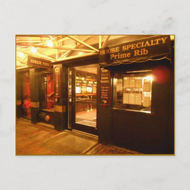 Durgin Park Boston Beanery Postcard (Front)