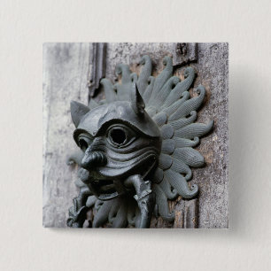 Durham Cathedral Sanctuary Knocker 15 Cm Square Badge