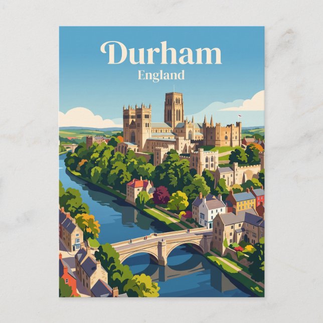 Durham, England Postcard (Front)