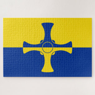 Durham Flag (County of England, UK) Jigsaw Puzzle