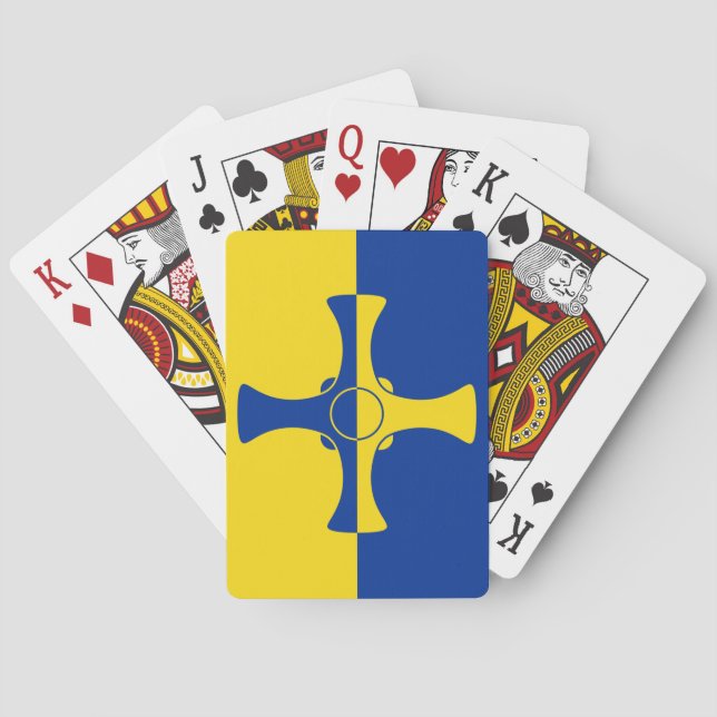 Durham Flag (County of England, UK) Playing Cards (Back)