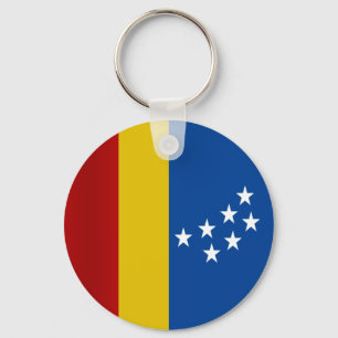 Durham (North Carolina) City flag Keychain