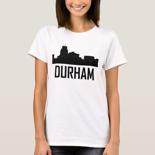 Durham North Carolina City Skyline T-Shirt
