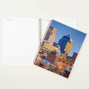 Durham North Carolina Skyline Calendar Planner