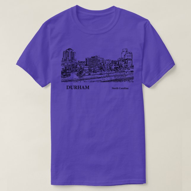 Durham North olina  4 T-Shirt (Design Front)