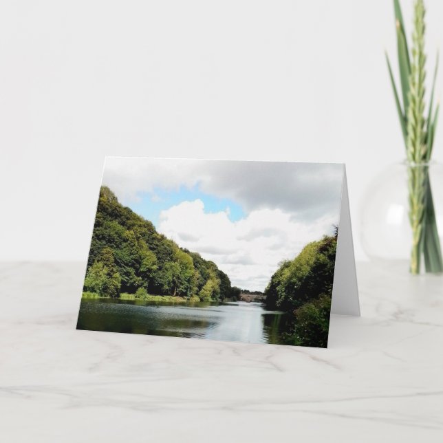 Durham river , in nature card (Front)