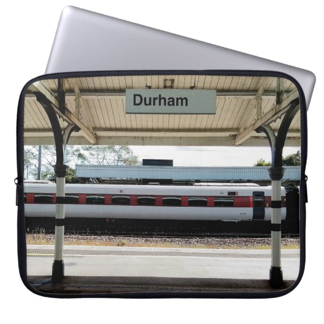 Durham station laptop sleeve (Front)
