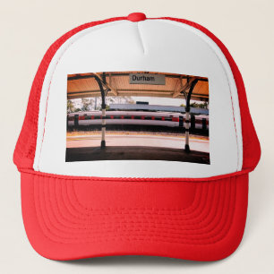 Durham station trucker hat