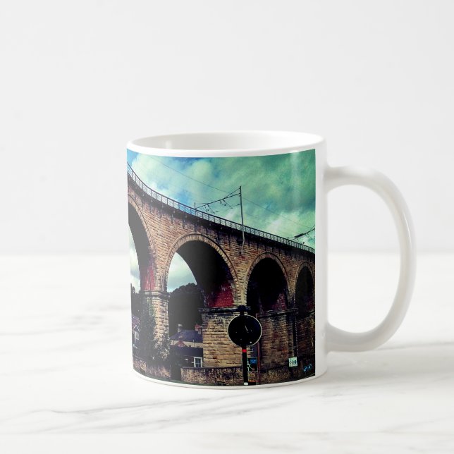 Durham train bridge coffee mug (Right)