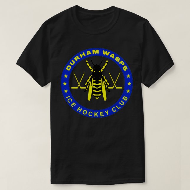 Durham Wasps Ice Hockey Team 2 T-Shirt (Design Front)