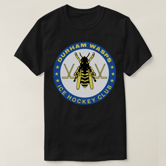 Durham Wasps Ice Hockey Team Essential T Shirt (Design Front)