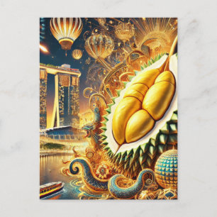 Durian Extravaganza Marina Bay Sands - Singapore Postcard