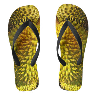 Durian Fruit Flip Flops
