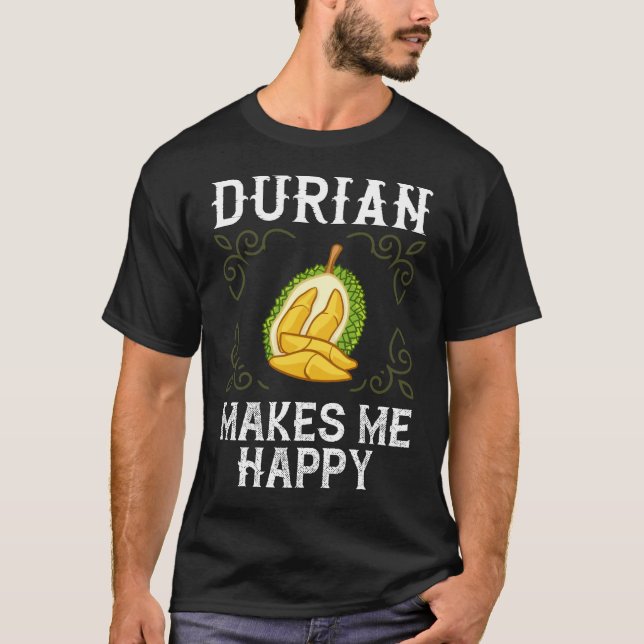 Durian Fruit Gift King of Fruits Tree T-Shirt (Front)