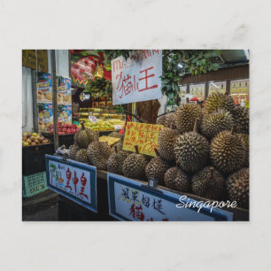 Durian postcard from Singapore