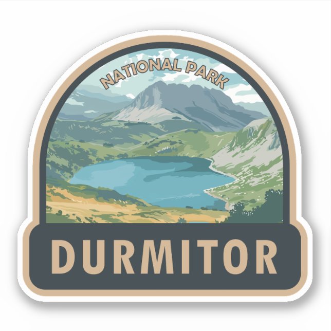 Durmitor National Park Montenegro Travel Art (Front)