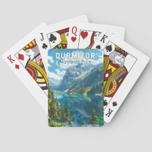Durmitor National Park Montenegro Travel Art Playing Cards