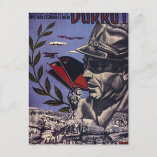 Durruti. True Anarchists are_Propaganda Poster Postcard