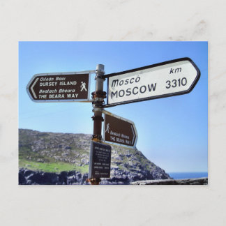 Dursey Island to Moscow Postcard