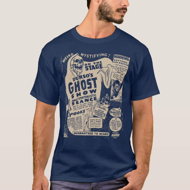 Durso's Ghost Show - Vintage Spook Show T-Shirt (Front)