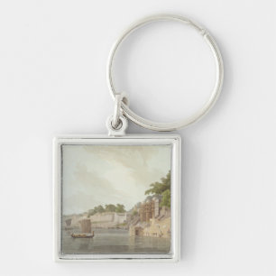 Dusasumade Gaut, at Benares on the River Ganges, f Key Ring