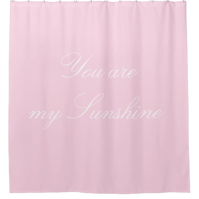 Duschvorhang "You are my Sunshine" - DesignDElia Shower Curtain (Front)