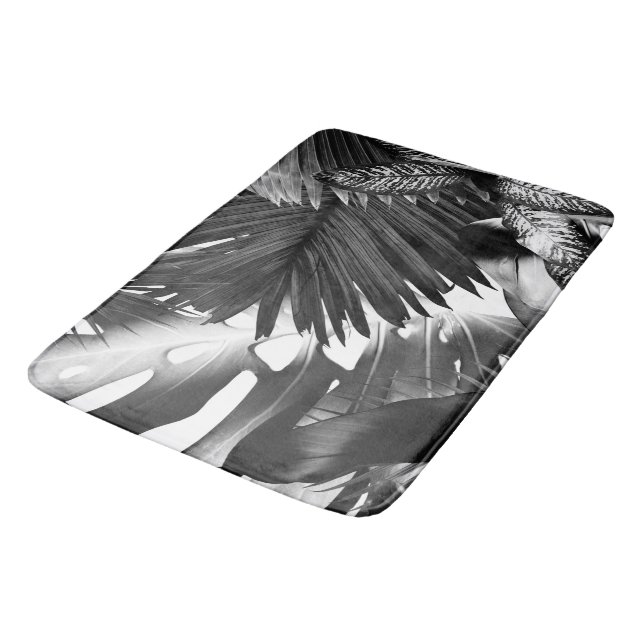 Dushi Jungle Bliss #3 #tropical #decor #art  Bath Mat (Angled)