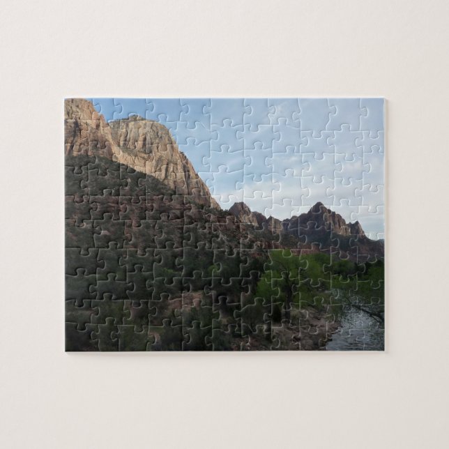 Dusk at Canyon Junction in Zion National Park Jigsaw Puzzle (Horizontal)