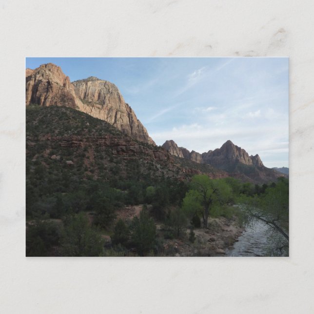 Dusk at Canyon Junction in Zion National Park Postcard (Front)