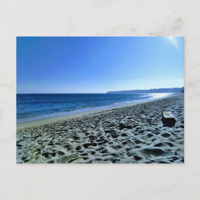 Dusk at Malibu Beach Postcard (Front)