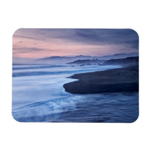 Dusk At Moonstone Beach Magnet
