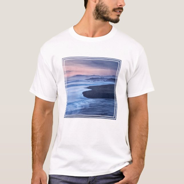 Dusk At Moonstone Beach T-Shirt (Front)