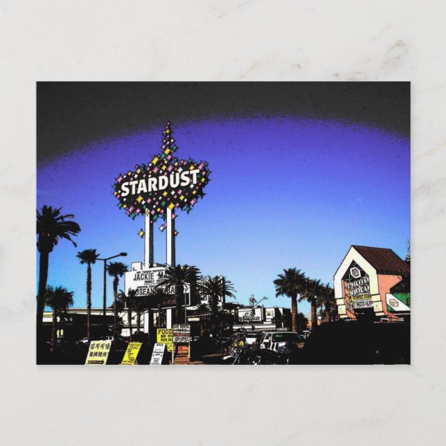 Dusk at the Stardust Postcard (Front)