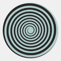 Dusk Blue & Black Spiral Customised Template