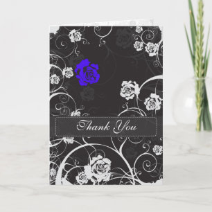 Dusk Blue Thank You Card